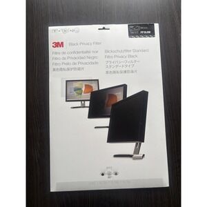 New 3M™‎ LCD Monitor 19" Widescreen Privacy Computer Filter, Black Pf19.0W
